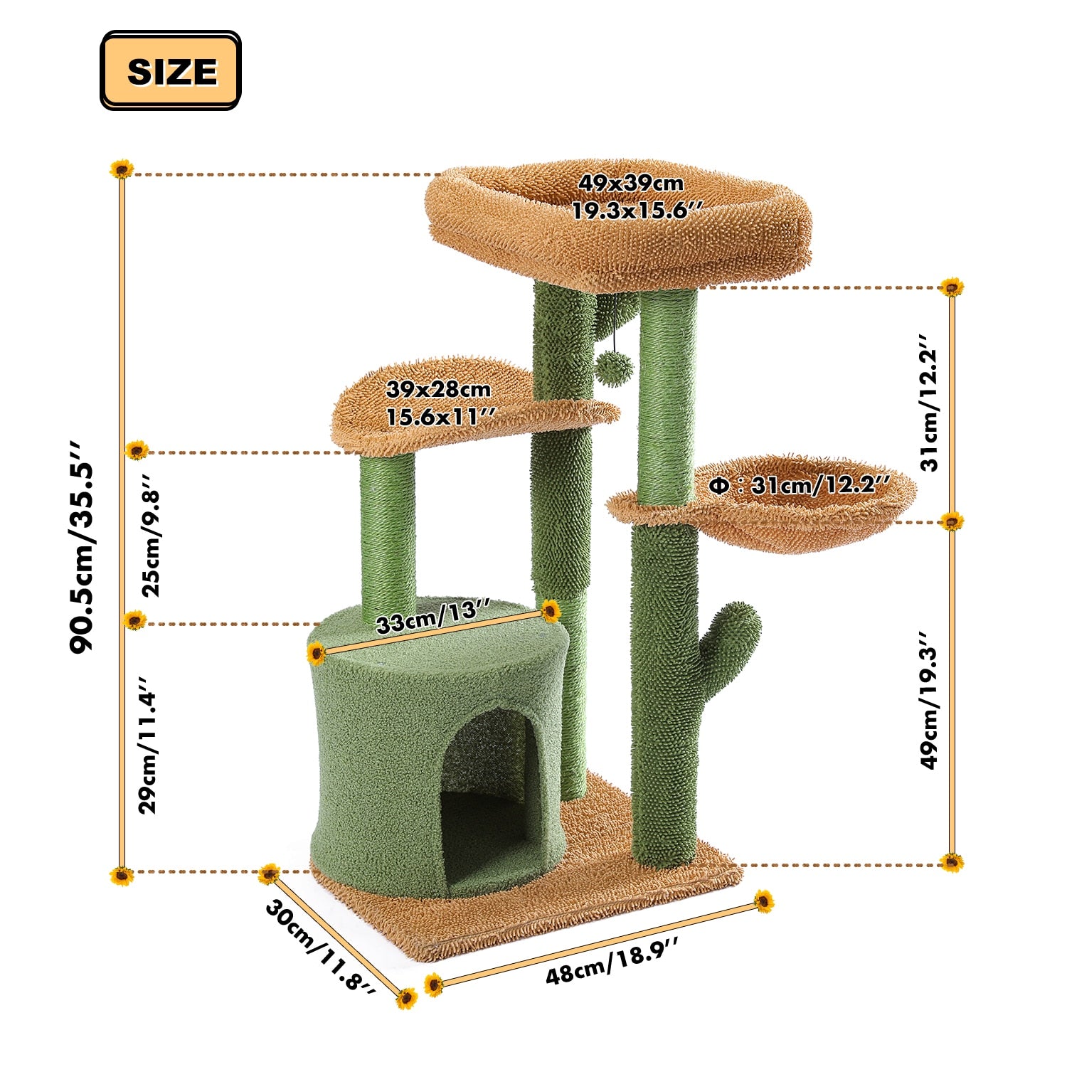 Multi-Level Cat Tower - COOLCrown Store