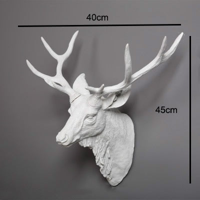 Faux Deer Head Wall Décor - COOLCrown Store