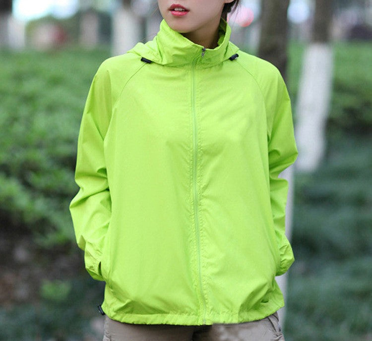 Waterproof Sun-Protective Outdoor Sports Coats Skin Male Female Windbreaker - COOLCrown Store