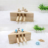 Cat Hunt Wooden Mouse Toy - COOLCrown Store