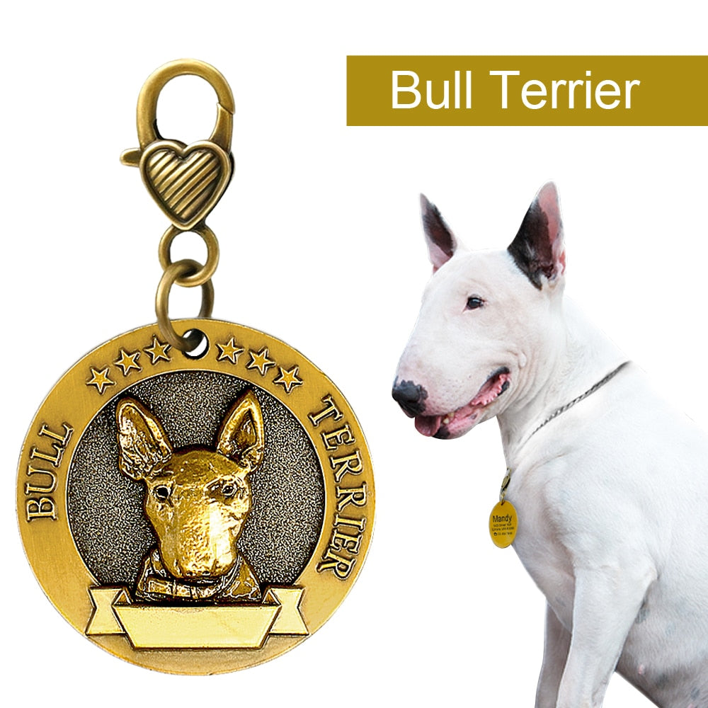 Unique Personalized Engraved Pet Cat Dog ID Tag - COOLCrown Store