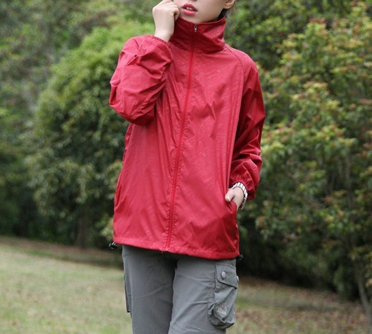 Waterproof Sun-Protective Outdoor Sports Coats Skin Male Female Windbreaker - COOLCrown Store