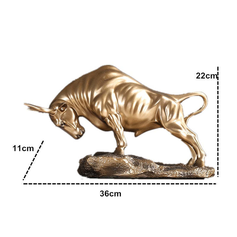 Home Décor Bull Sculpture - COOLCrown Store