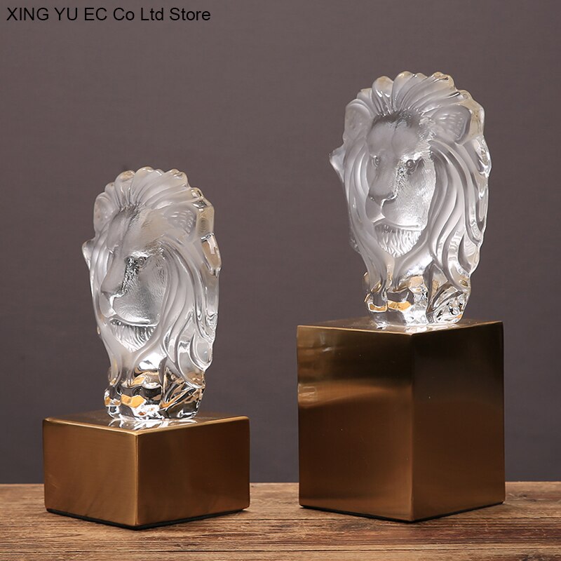 Metal-Crystal-Glass-Lion-Head-Decoration .jpg