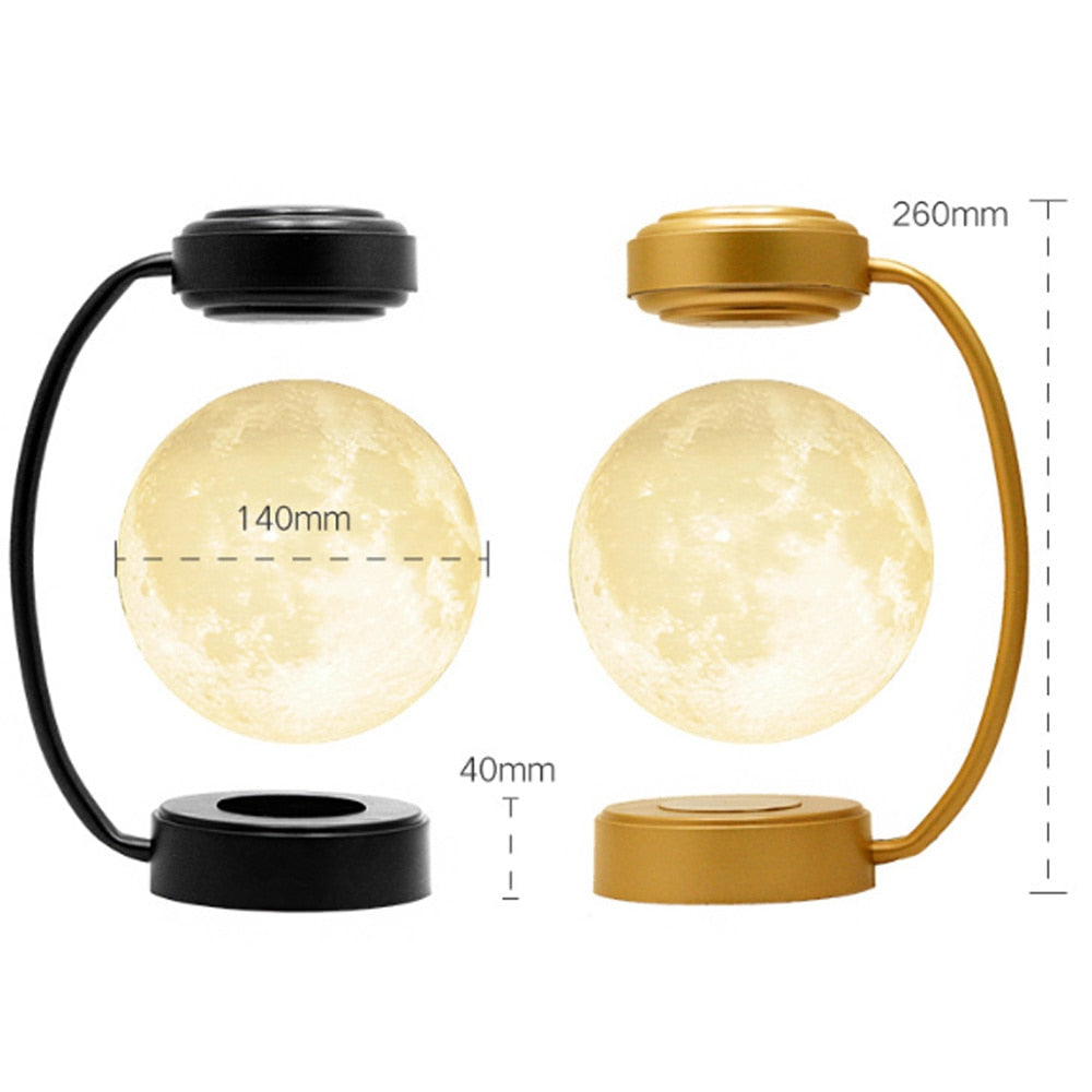 Magnetic Levitating Moon Room Decoration - COOLCrown Store