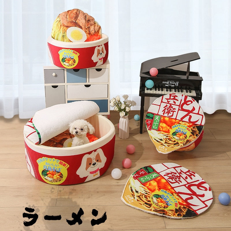 Funny Noodles Small Dog Bed - COOLCrown Store