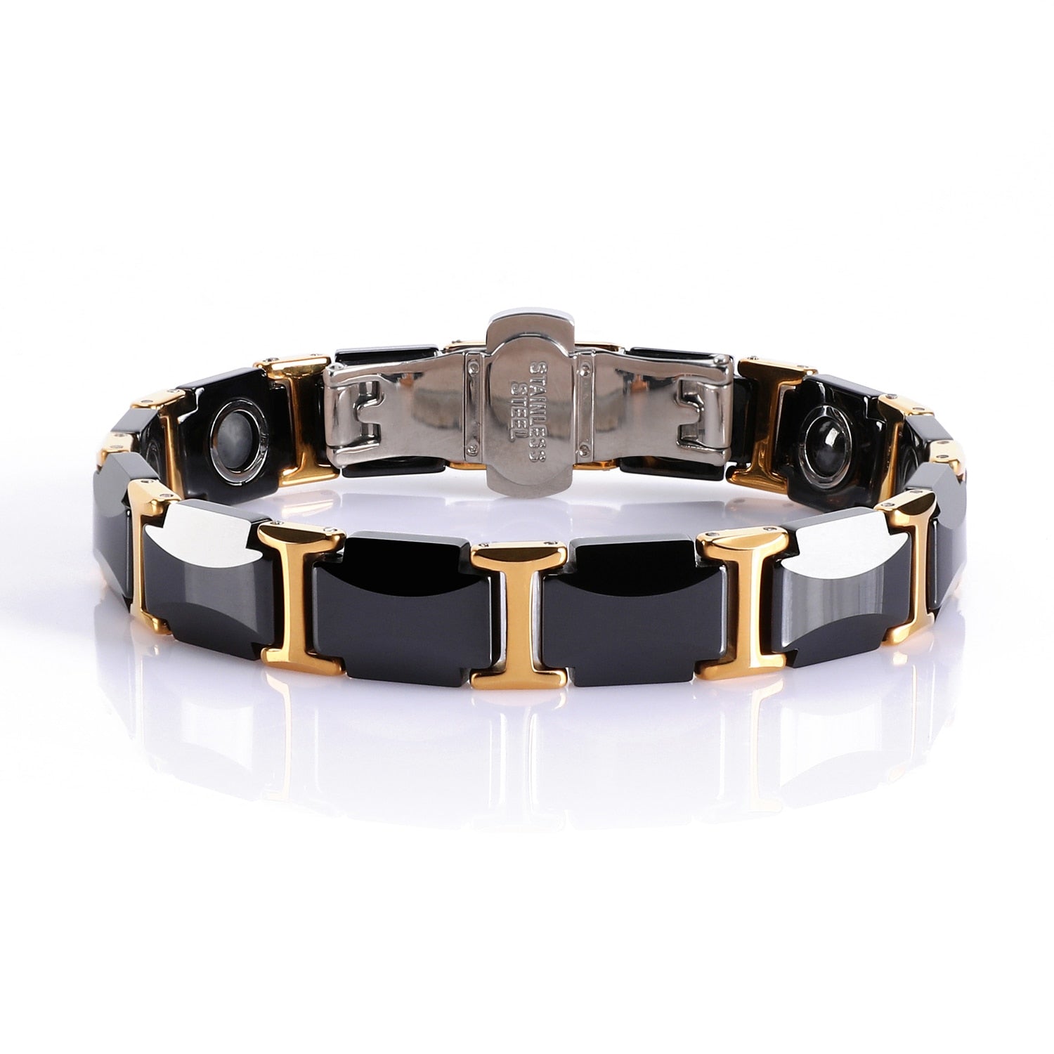 Black Ceramic Steel Bracelet - COOLCrown Store