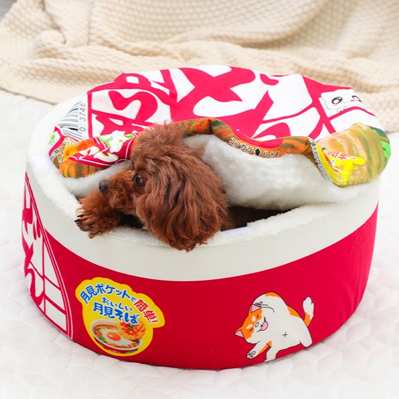 Funny Noodles Small Dog Bed - COOLCrown Store