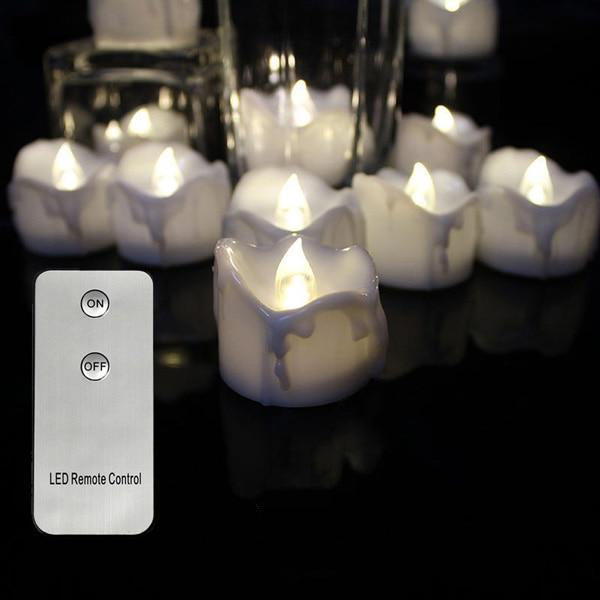 6pcs Flickering Remote Control Candles - COOLCrown Store