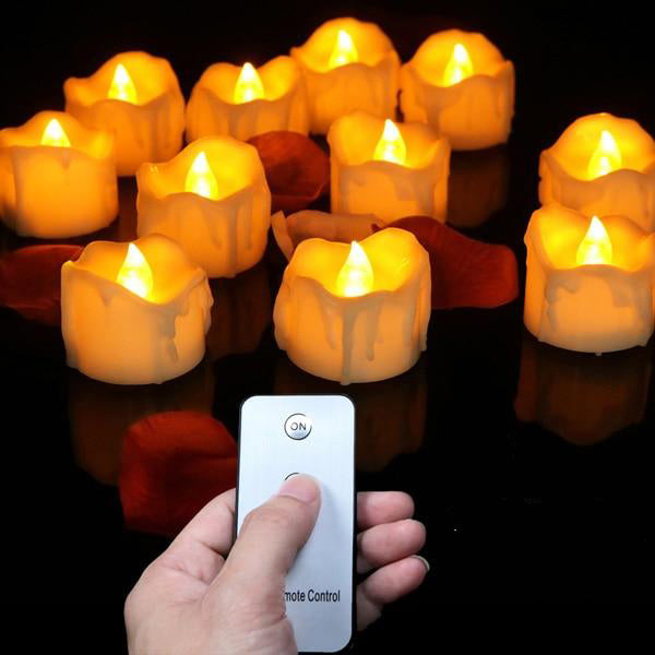 6pcs Flickering Remote Control Candles - COOLCrown Store