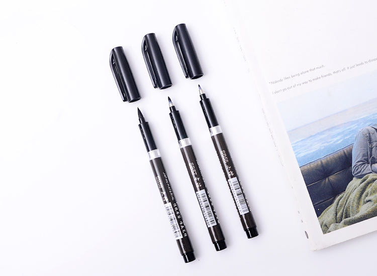 3 pcs Multi-function Calligraphy Pen Marker - COOLCrown Store