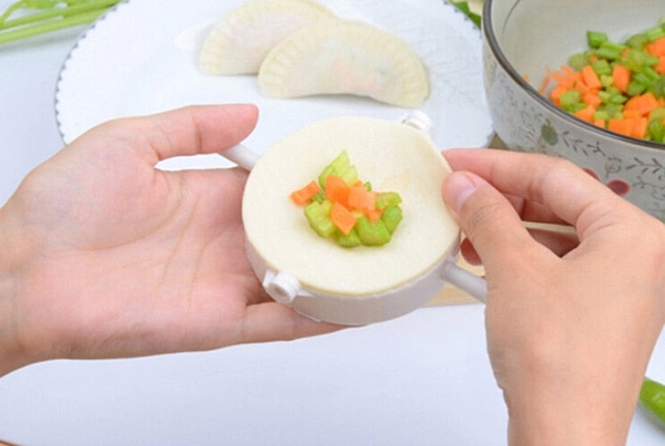 Dumpling Molds Plastic Dough Press Pie Ravioli Cooking Pastry Chinese Food Jiaozi Maker - COOLCrown Store