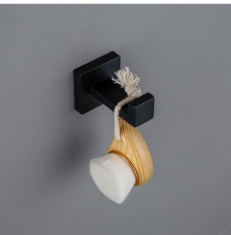 Bathroom Hardware Set Black Robe - COOLCrown Store