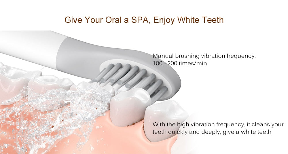 Rechargeable Ultrasonic Automatic Tooth Brush Waterproof - COOLCrown Store