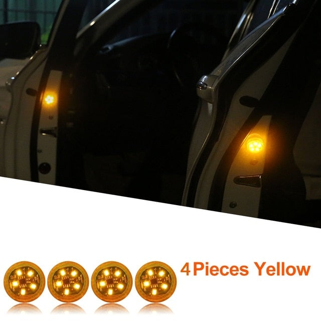 2pcs/4pcs Wireless Magnetic Car Opening Door Warning Light - COOLCrown Store