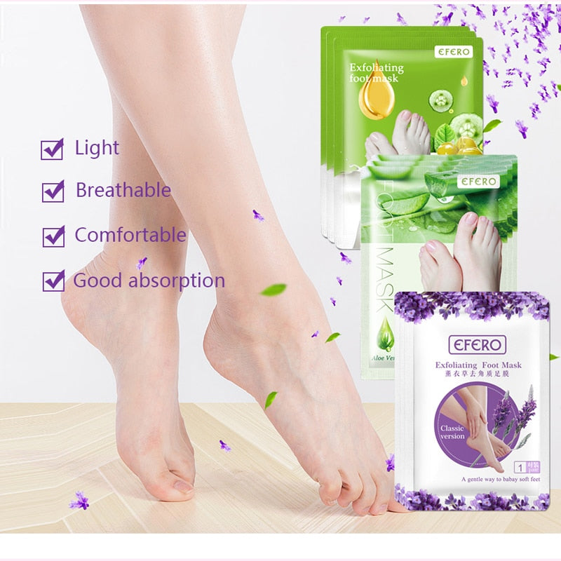 6pcs Lavender Aloe Dead Skin Exfoliating Remover Mask for Legs - COOLCrown Store