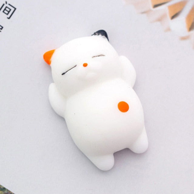 Squishy Mini Change Color Cute Cat Antistress Squishy Ball Squeeze Mochi Rising Abreact Soft Sticky Stress Relief Funny Gift Toy - COOLCrown Store