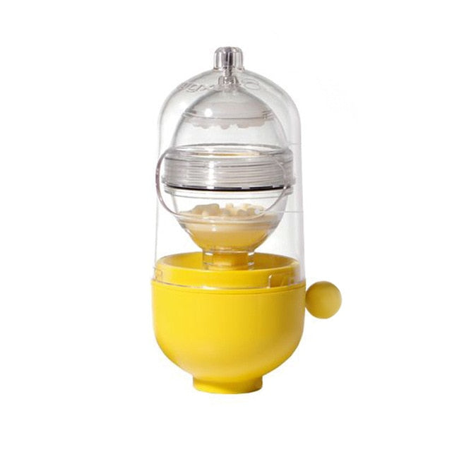 Egg Scrambler Golden Egg Shaker Mixer Scramble Eggs Whisk Inside The Shell - COOLCrown Store