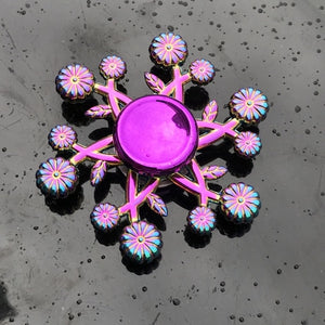 Rainbow Metal Finger Spinner Toy - COOLCrown Store