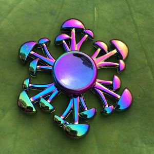 Rainbow Metal Finger Spinner Toy - COOLCrown Store