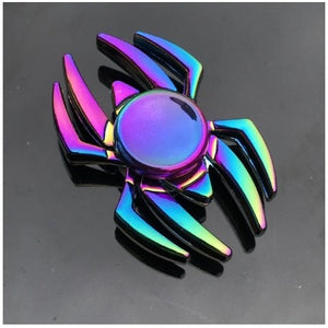 Rainbow Metal Finger Spinner Toy - COOLCrown Store