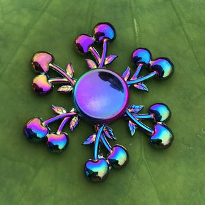 Rainbow Metal Finger Spinner Toy - COOLCrown Store