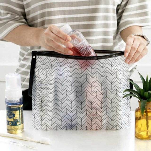 Clear Cosmetic Bags PVC Toiletry Bags - COOLCrown Store