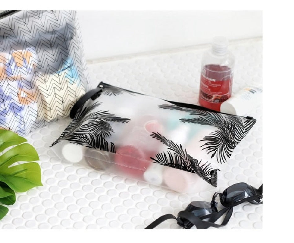 Clear Cosmetic Bags PVC Toiletry Bags - COOLCrown Store