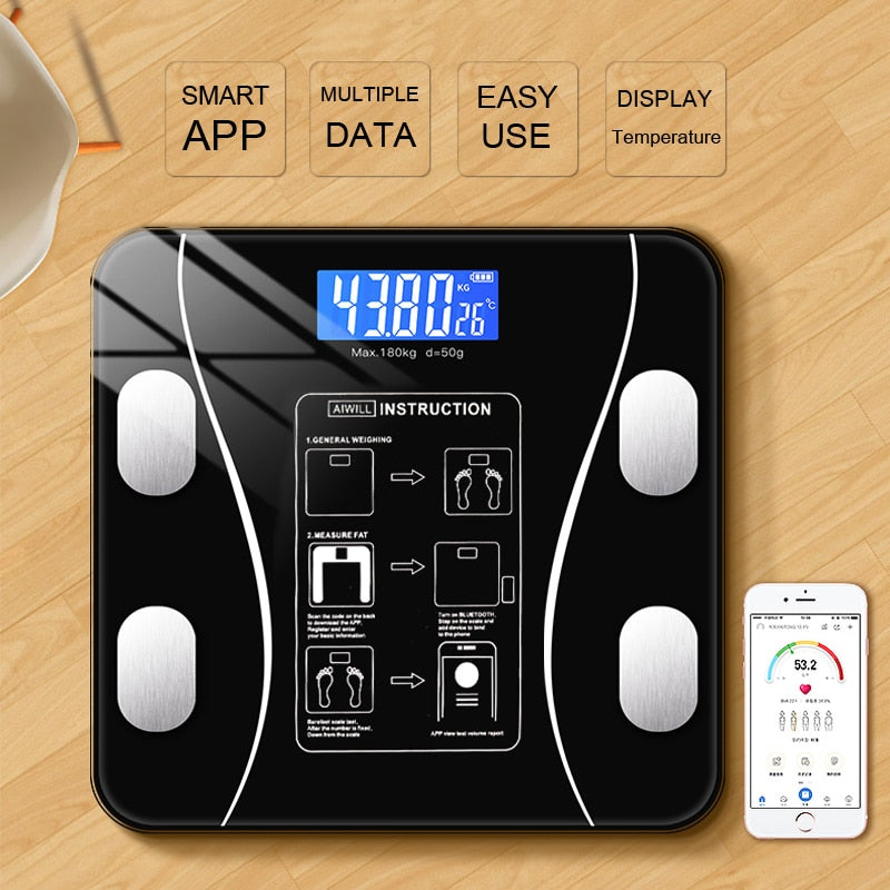 Wireless Digital Bathroom Weight Scale Body - COOLCrown Store