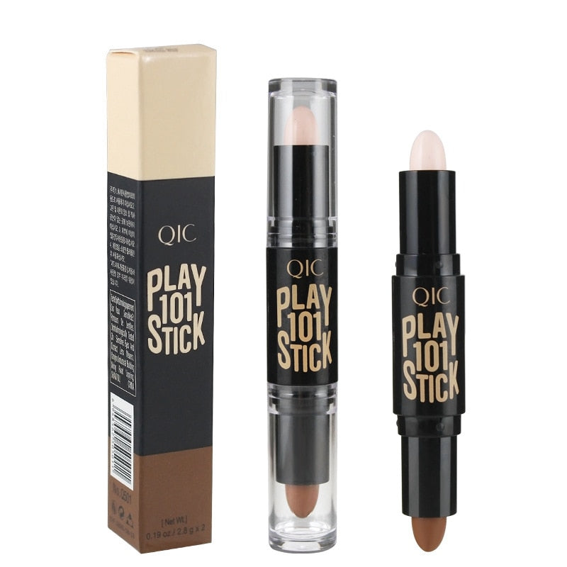 Concealer Cream Brighten Contour Bronzer Highlighter Stick Double end Pen Foundation - COOLCrown Store