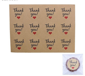 Kraft Paper Bags and Stickers For Candy or Gift - COOLCrown Store