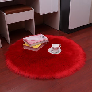 Luxury Soft Small Artificial Sheepskin Rug Home Decor - COOLCrown Store