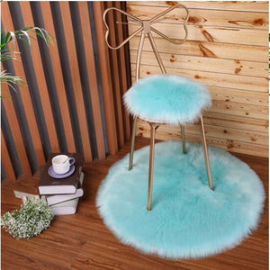 Luxury Soft Small Artificial Sheepskin Rug Home Decor - COOLCrown Store