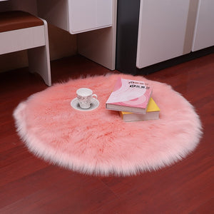 Luxury Soft Small Artificial Sheepskin Rug Home Decor - COOLCrown Store