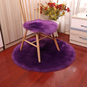 Luxury Soft Small Artificial Sheepskin Rug Home Decor - COOLCrown Store