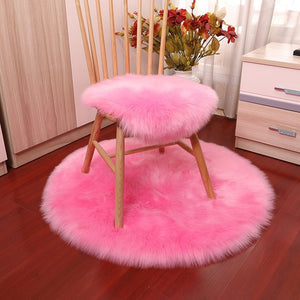 Luxury Soft Small Artificial Sheepskin Rug Home Decor - COOLCrown Store