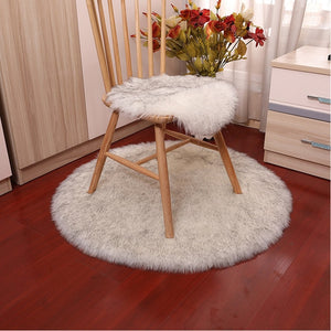 Luxury Soft Small Artificial Sheepskin Rug Home Decor - COOLCrown Store