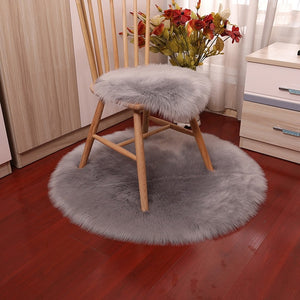 Luxury Soft Small Artificial Sheepskin Rug Home Decor - COOLCrown Store