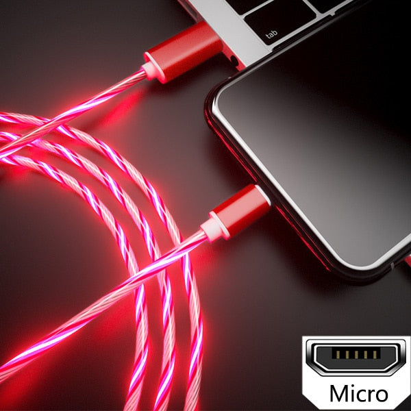 Glowing Cable Mobile Phone Charging Cables - COOLCrown Store