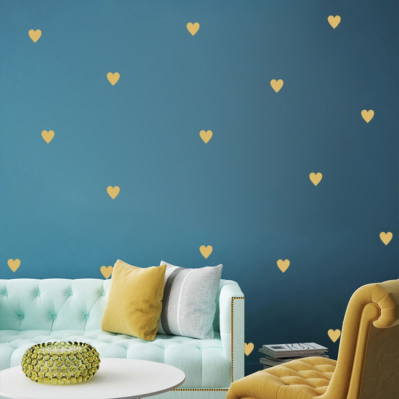 2sets of Baby Heart Wall Sticker For Kids Room Home Decoration - 75pcs/set - COOLCrown Store