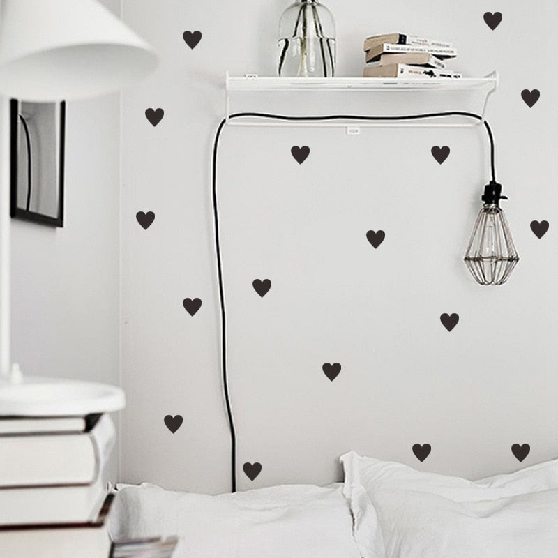 2sets of Baby Heart Wall Sticker For Kids Room Home Decoration - 75pcs/set - COOLCrown Store