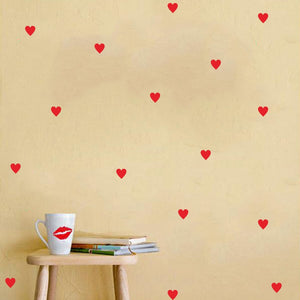 2sets of Baby Heart Wall Sticker For Kids Room Home Decoration - 75pcs/set - COOLCrown Store