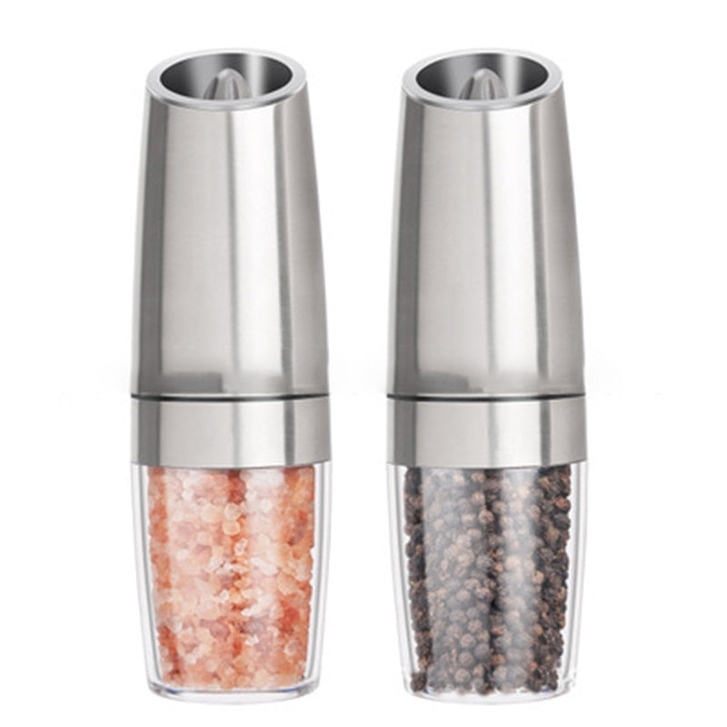 2pcs/set Electric Pepper Grinder Salt And Pepper Mills Spice Grinder - COOLCrown Store