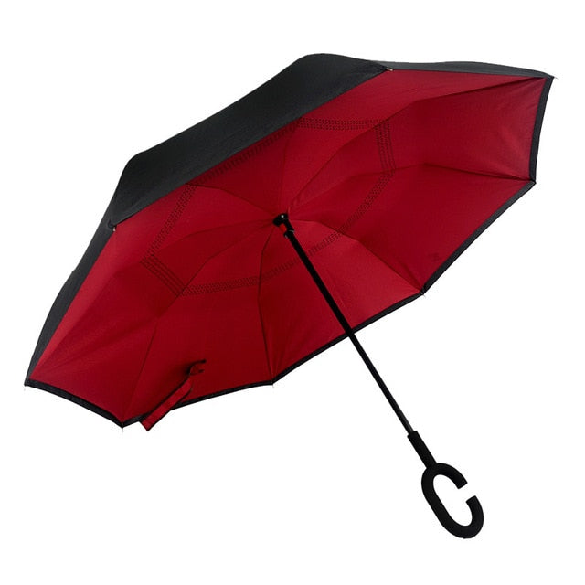 Reverse Double Layer Inverted Umbrella - COOLCrown Store