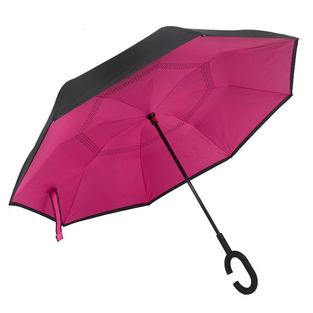 Reverse Double Layer Inverted Umbrella - COOLCrown Store