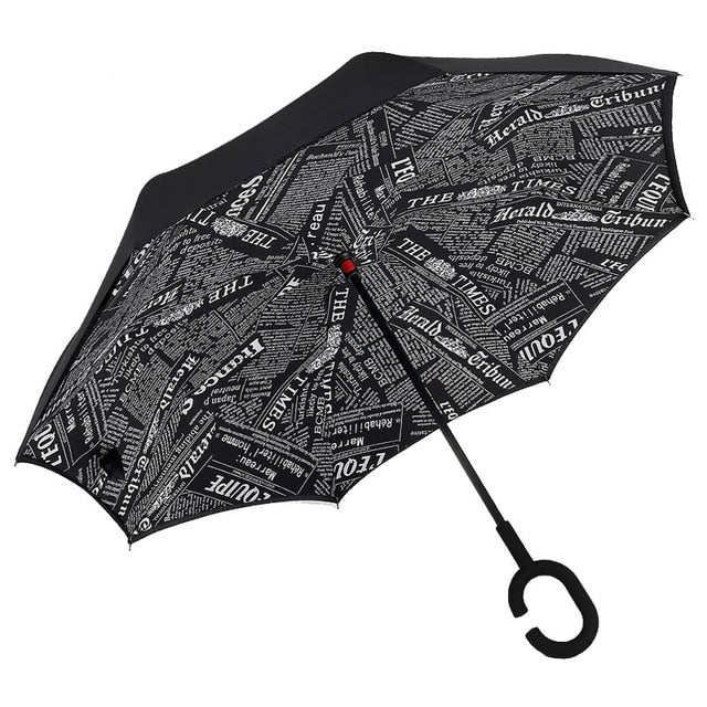 Reverse Double Layer Inverted Umbrella - COOLCrown Store