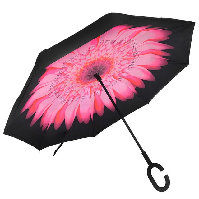 Reverse Double Layer Inverted Umbrella - COOLCrown Store