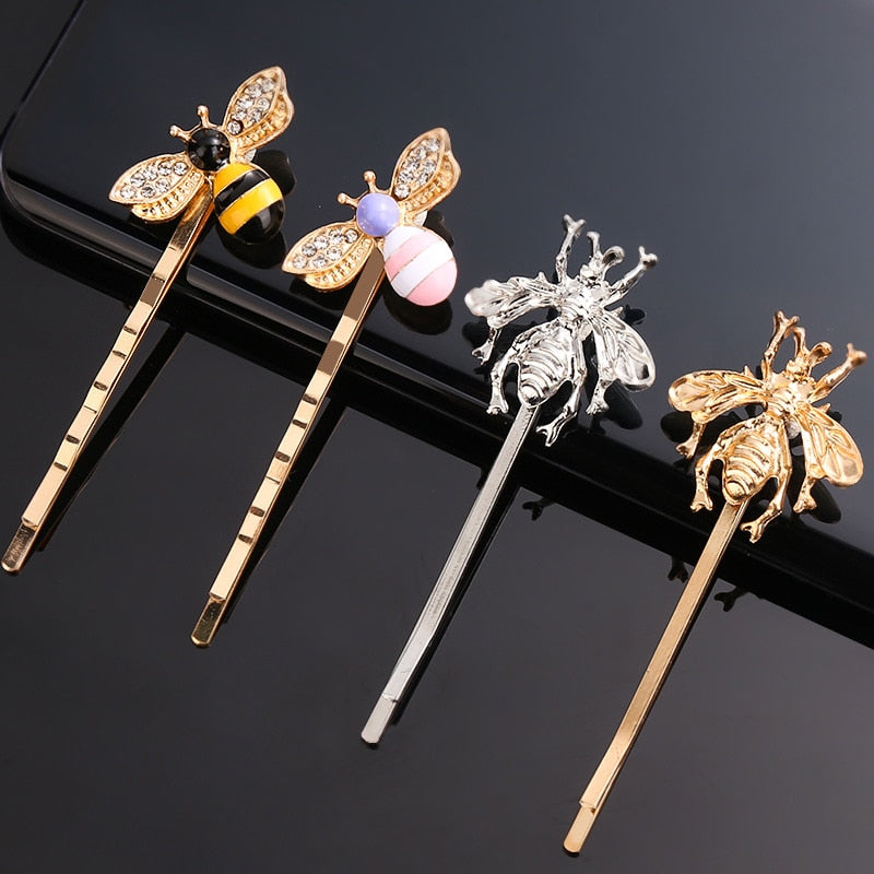 4pcs Exquisite Gold Bee Hairpin - COOLCrown Store