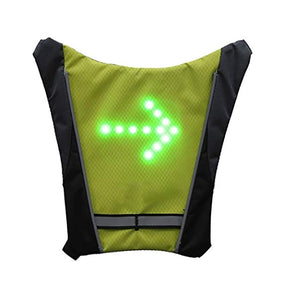 LED Cycling Light Turning Indicator Reflector Vest - COOLCrown Store