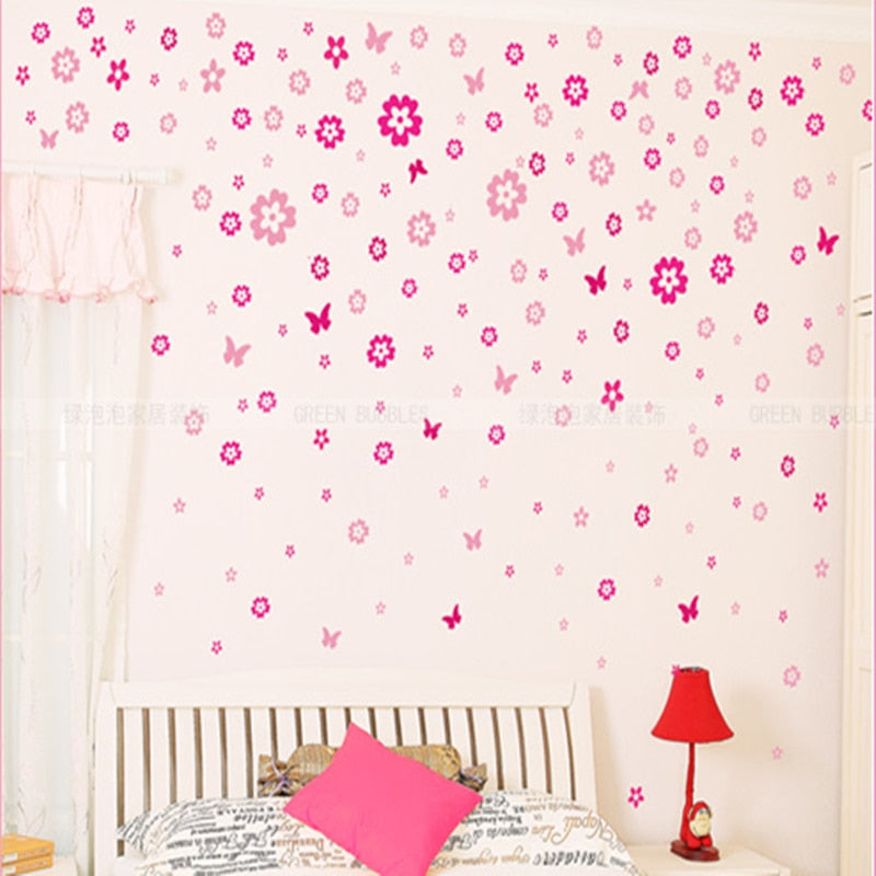 Flowers DIY Removable Wall Sticker Decal Home Decor - COOLCrown Store